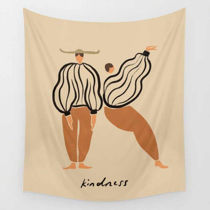 K for Kindness Wall Tapestry Gallery Image 1