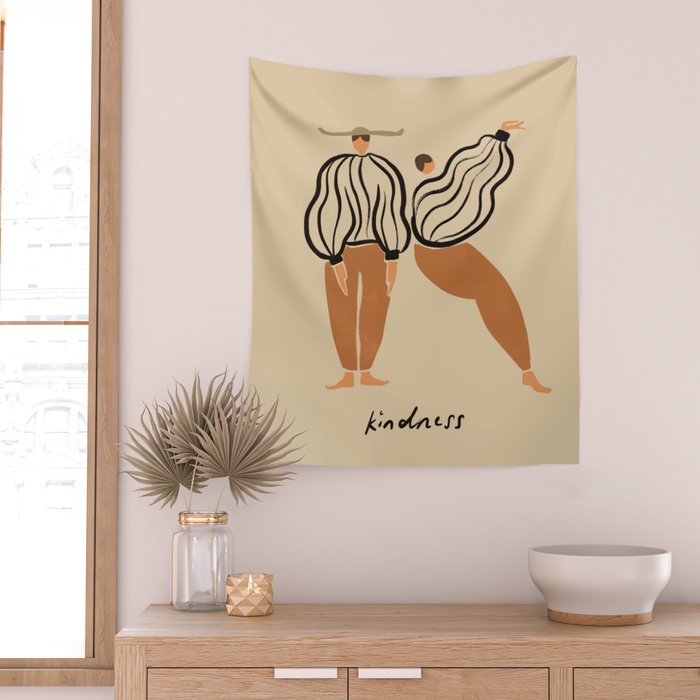 K for Kindness Wall Tapestry Gallery Image 2