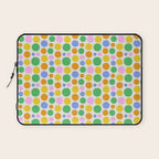 Colorful polka dot circle cartoon pattern Laptop Sleeve Gallery Image 1