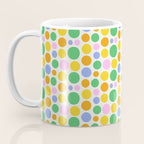 Colorful polka dot circle cartoon pattern Coffee Mug Gallery Image 3
