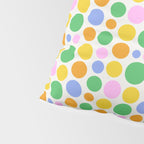 Colorful polka dot circle cartoon pattern Pillow Sham Gallery Image 4