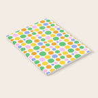 Colorful polka dot circle cartoon pattern Notebook Gallery Image 2