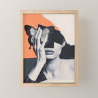 collage art / butterfly Mini Art Print Gallery Image 1