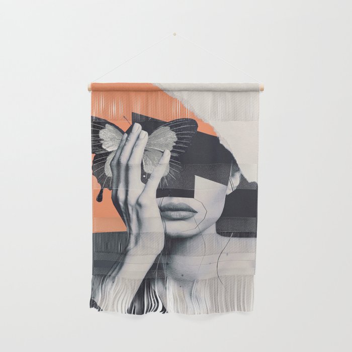 collage art / butterfly Wall Hanging Gallery Image 1
