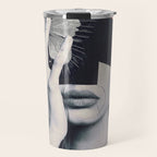 collage art / butterfly Travel Mug Gallery Image 1