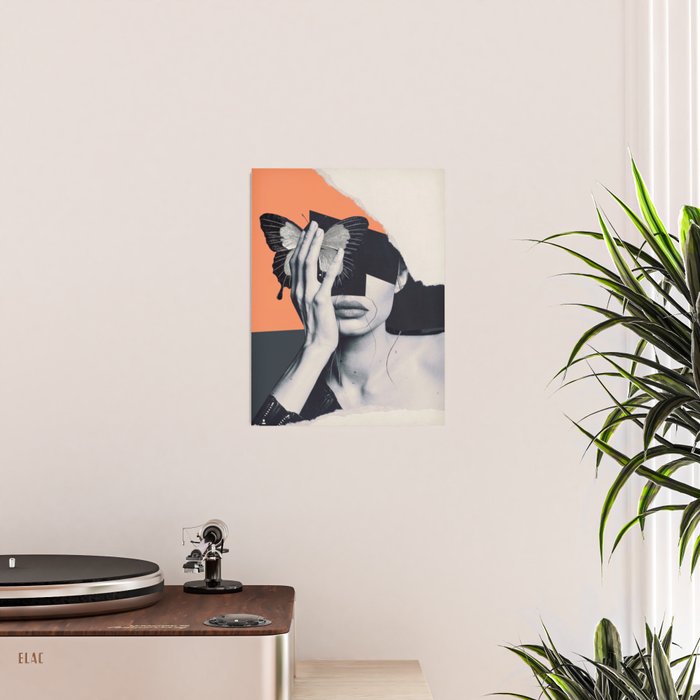 collage art / butterfly Poster Gallery Image 2