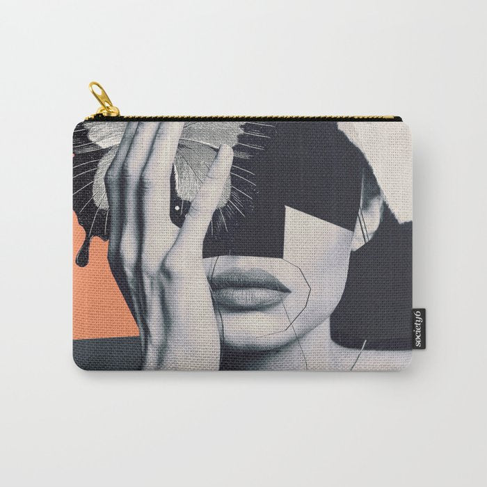 collage art / butterfly Carry All Pouch Gallery Image 1