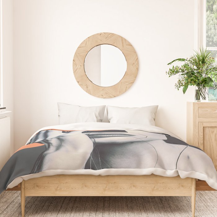 collage art / butterfly Duvet Cover Gallery Image 3