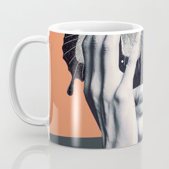 collage art / butterfly Coffee Mug Gallery Image 3