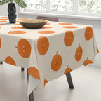Kawaii Orange Tablecloth Gallery Image 3