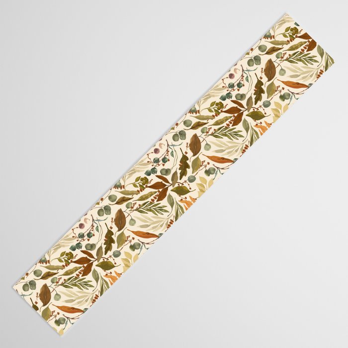 Fall leafy nature B Table Runner Gallery Image 3