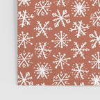 Boho Snow . Rust Red Poster Gallery Image 3