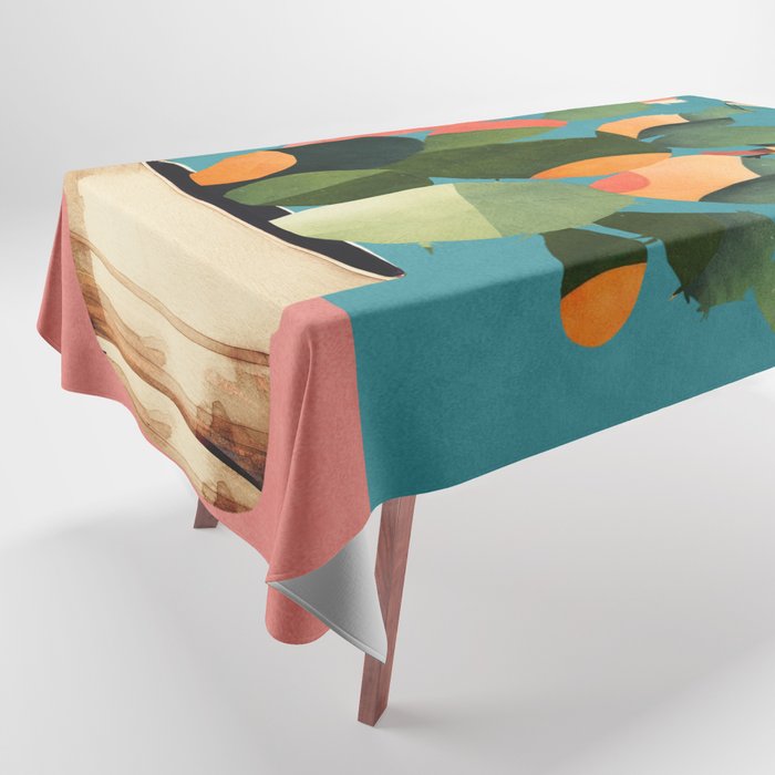 Cactus and  Birds 2 Tablecloth Gallery Image 1