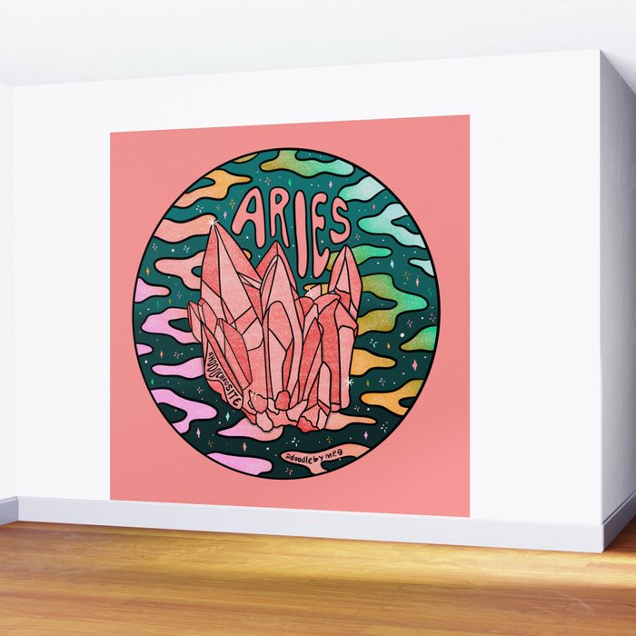 Aries Crystal Wall Mural Gallery Image 2