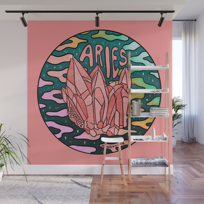 Aries Crystal Wall Mural Gallery Image 1