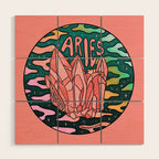 Aries Crystal Wood Wall Art Gallery Image 1