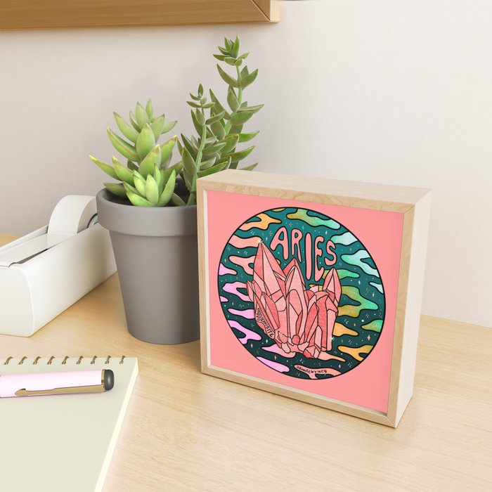 Aries Crystal Mini Art Print Gallery Image 2