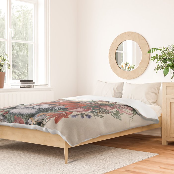 Flower Tiger Duvet Cover Gallery Image 2