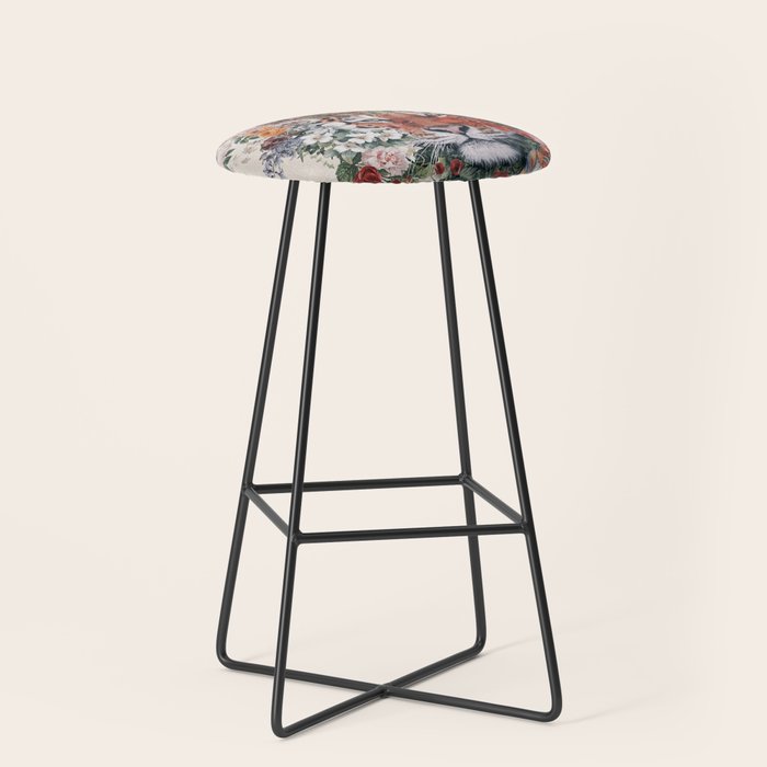 Flower Tiger Stool Gallery Image 1