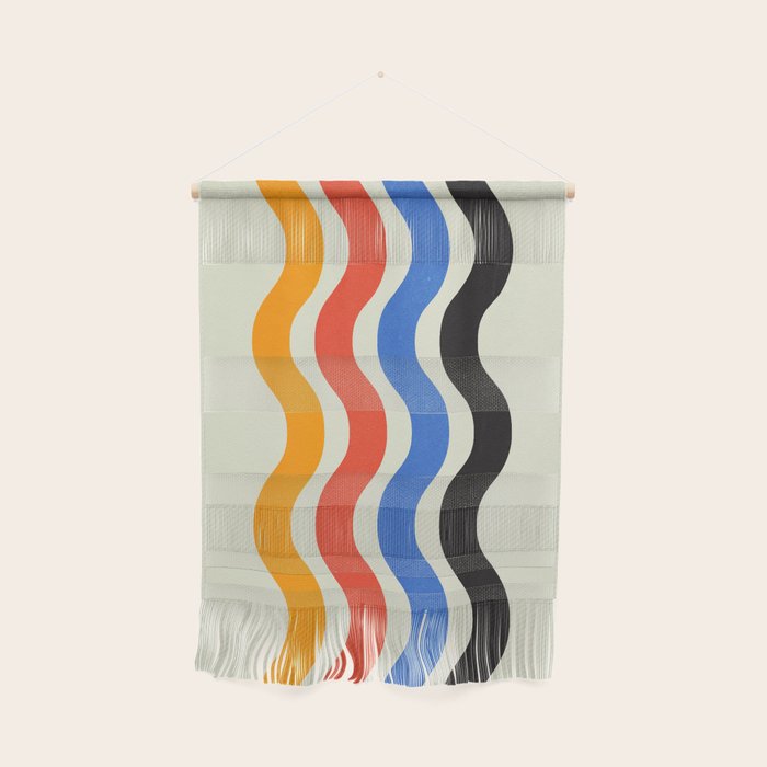 Bauhaus Waves Wall Hanging Gallery Image 1