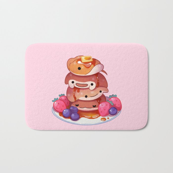 Fluffy sea pancakes Bath Mat Gallery Image 1