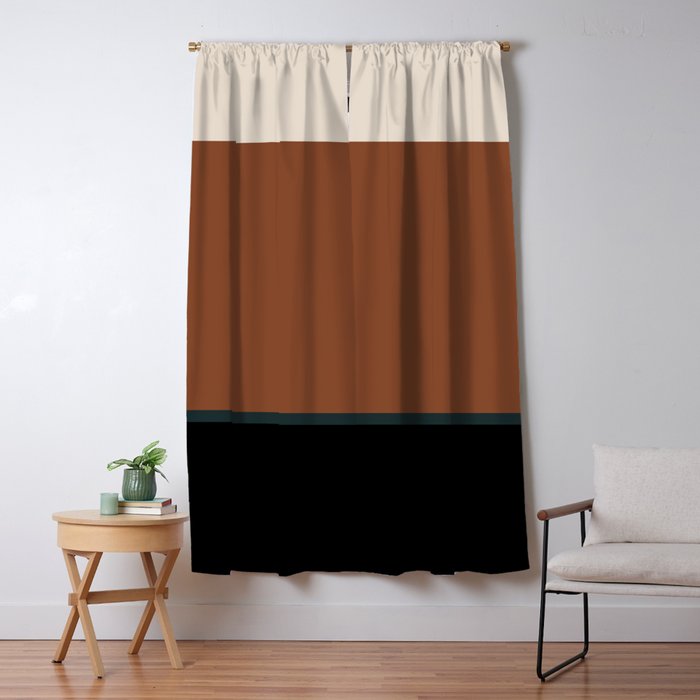 Contemporary Color Block XLVII Window Curtain Gallery Image 5