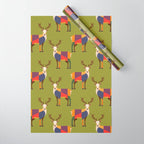 Red Deer Wrapping Paper Gallery Image 1
