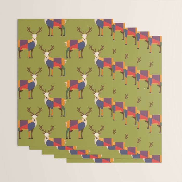 Red Deer Wrapping Paper Gallery Image 3