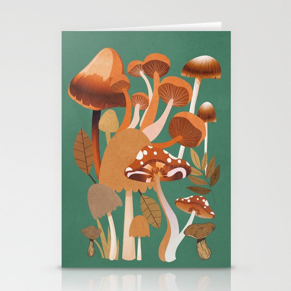 Mushrooms 4 Stationery Card Gallery Image 2