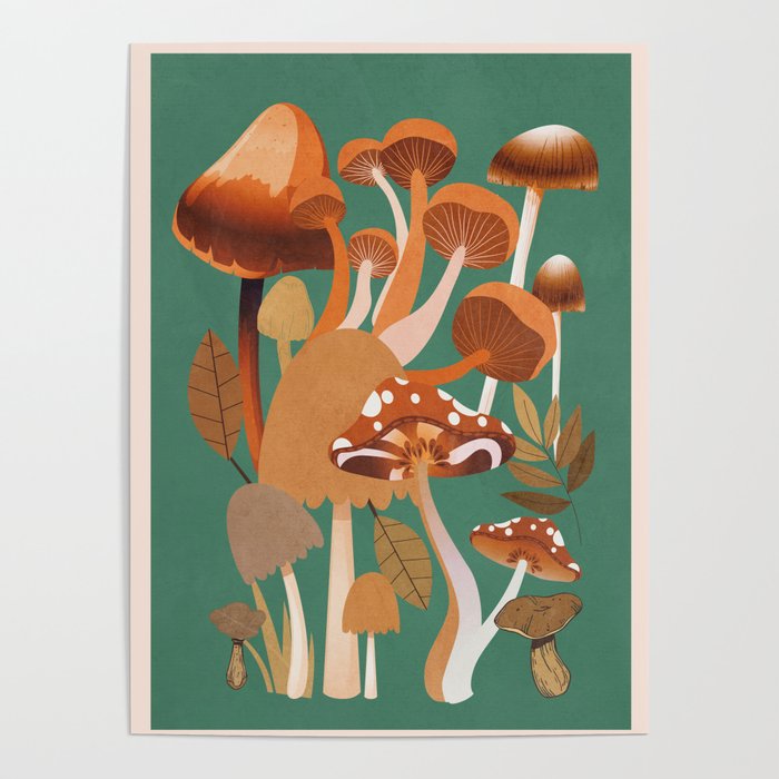 Mushrooms 4 Poster Gallery Image 1