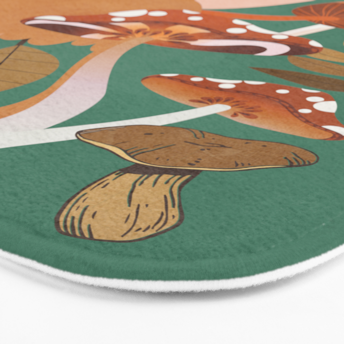 Mushrooms 4 Bath Mat Gallery Image 3