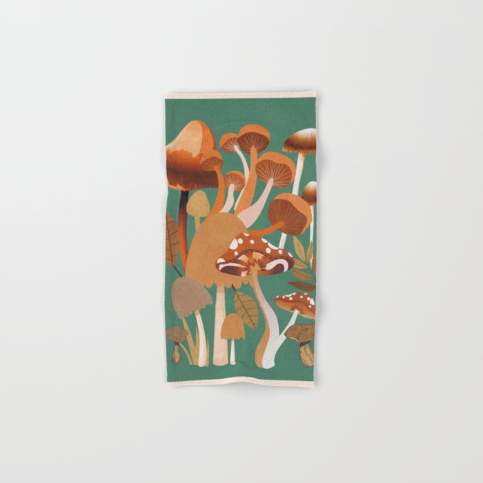 Mushrooms 4 Bath Towel Gallery Image 1