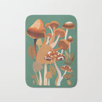 Mushrooms 4 Bath Mat Gallery Image 1