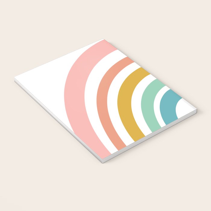 Simple Happy Rainbow Art Notebook Gallery Image 3