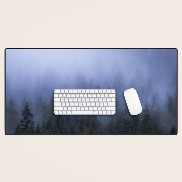 Foggy Forest Desk Mat Gallery Image 1
