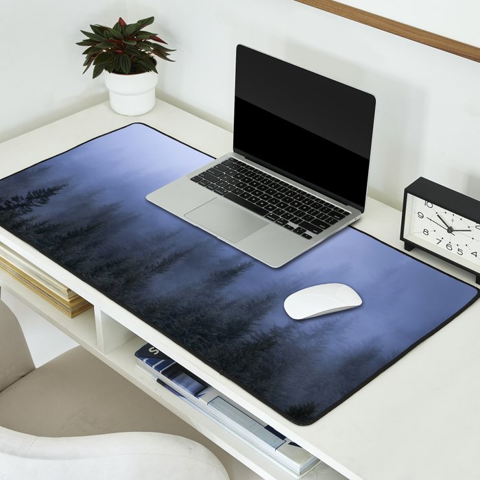 Foggy Forest Desk Mat Gallery Image 2