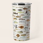 Illustrated Colorful Southern Pacific Exotic Game Fish Identification Chart Travel Mug Gallery Image 1