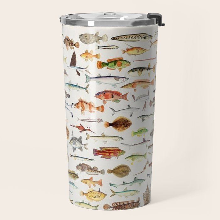 Illustrated Colorful Southern Pacific Exotic Game Fish Identification Chart Travel Mug Gallery Image 2