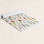 Illustrated Colorful Southern Pacific Exotic Game Fish Identification Chart Yoga Mat Gallery Image 2