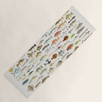 Illustrated Colorful Southern Pacific Exotic Game Fish Identification Chart Yoga Mat Gallery Image 1