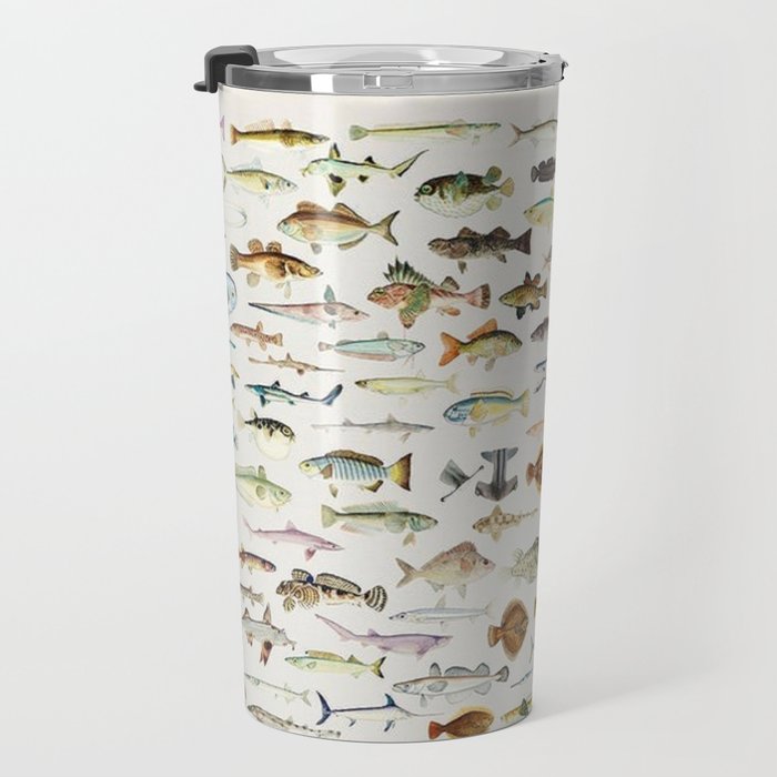 Illustrated Colorful Southern Pacific Exotic Game Fish Identification Chart Travel Mug Gallery Image 3