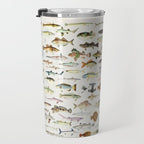 Illustrated Colorful Southern Pacific Exotic Game Fish Identification Chart Travel Mug Gallery Image 3