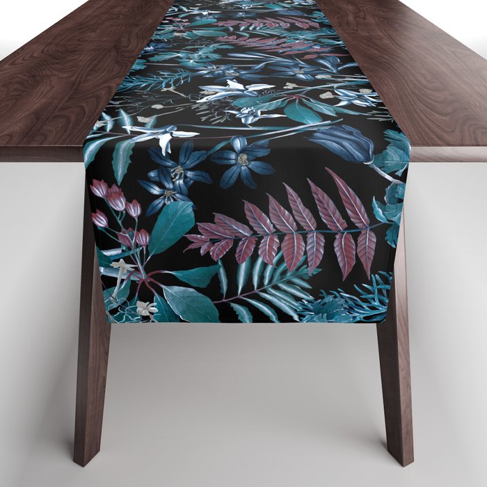 EXOTIC GARDEN - NIGHT XIV Table Runner Gallery Image 1