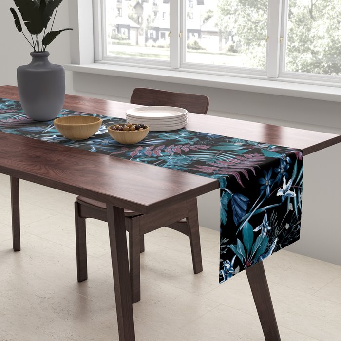 EXOTIC GARDEN - NIGHT XIV Table Runner Gallery Image 2