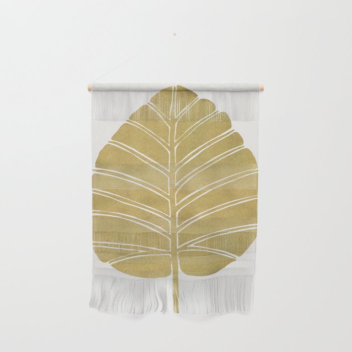 Elephant Ear Alocasia - Gold Palette Wall Hanging Gallery Image 1