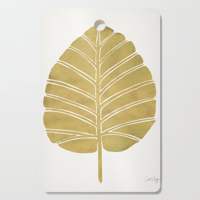 Elephant Ear Alocasia - Gold Palette Cutting Board Gallery Image 1