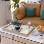 Elephant Ear Alocasia - Gold Palette Serving Tray Gallery Image 2