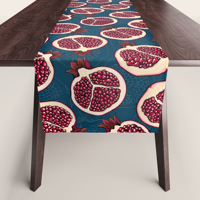 Pomegranate slices  Table Runner Gallery Image 1
