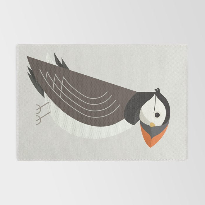 Whimsy Atlantic Puffin Rug Gallery Image 2