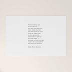 Ralph Waldo Emerson, Finish Each Day  Welcome Mat Gallery Image 1